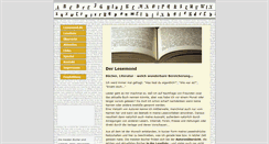 Desktop Screenshot of lesemond.de