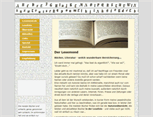 Tablet Screenshot of lesemond.de